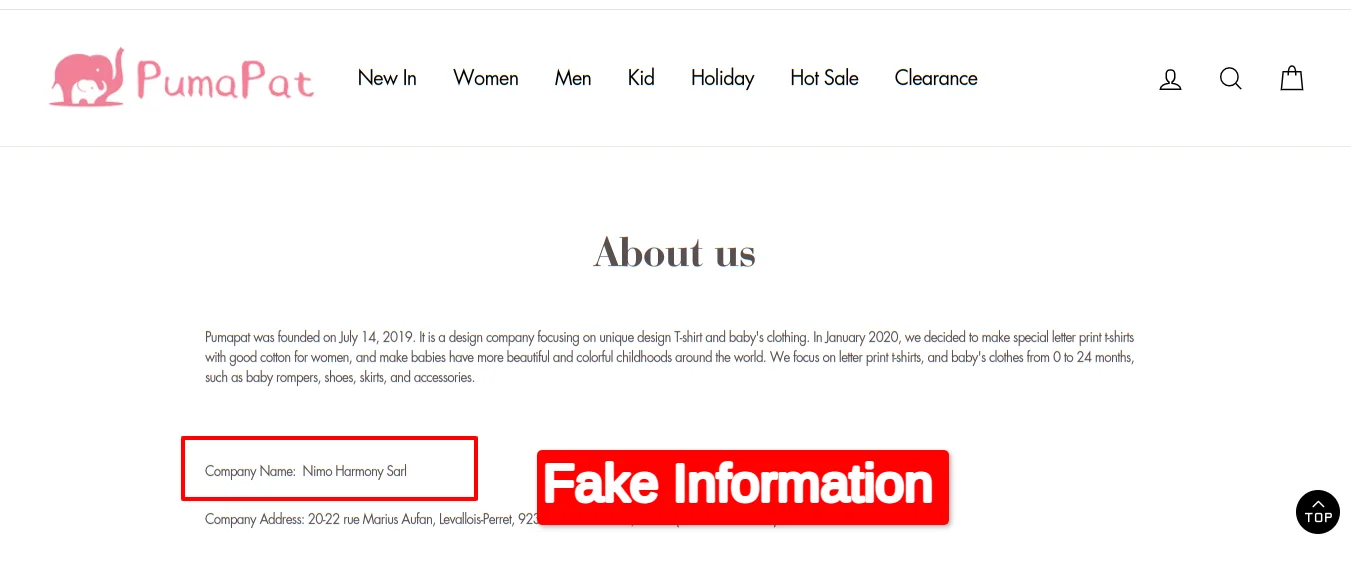 About Us Fake Company