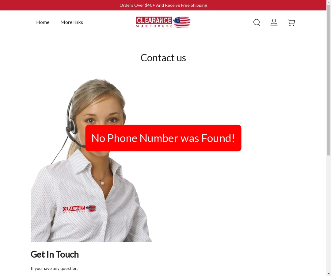 Warehouseclearanceus No Phone Number